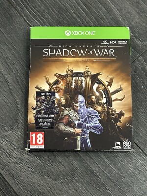 Mittelerde Schatten des Krieges Steelbook Xbox One Spiel kein DLC