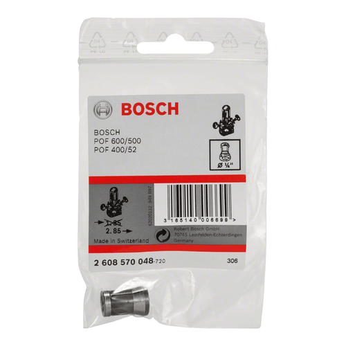 BOSCH 1/4" 6.4mm Collet Chuck POF 52 400 500 600 Router & GGS 27 2608570048 eBay