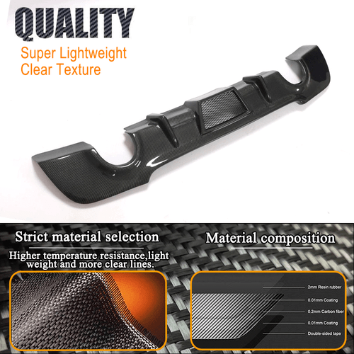 Carbon Diffusor Stoßstange Spoiler Heckansatz Für BMW 3er E92 E93 M Paket 08-11 - Bild 8 von 12