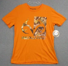Realtree Orange Shirt Medium Men Camouflage Hiking Hunting Outdoor NWT
