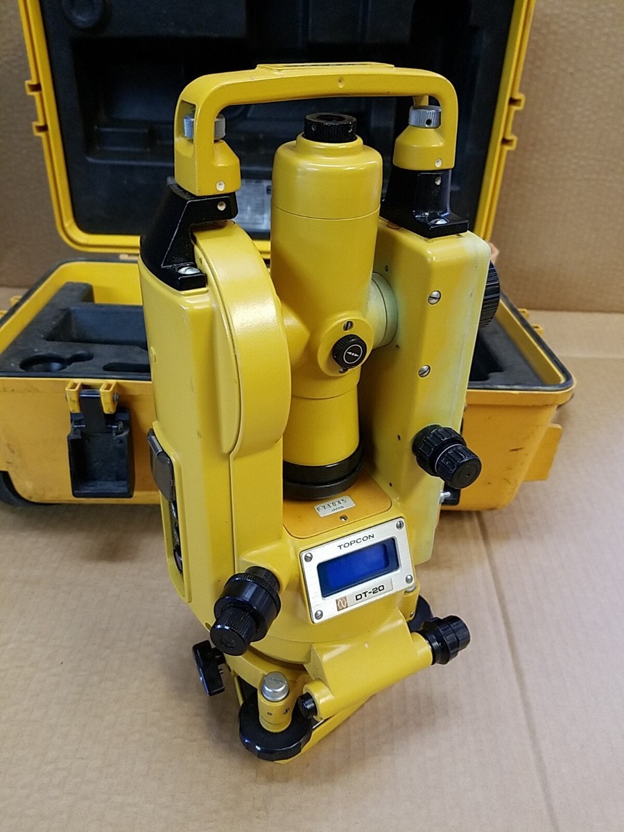 Topcon Model DT-20 Theodolite for Parts or Repair - SN 1045 | eBay