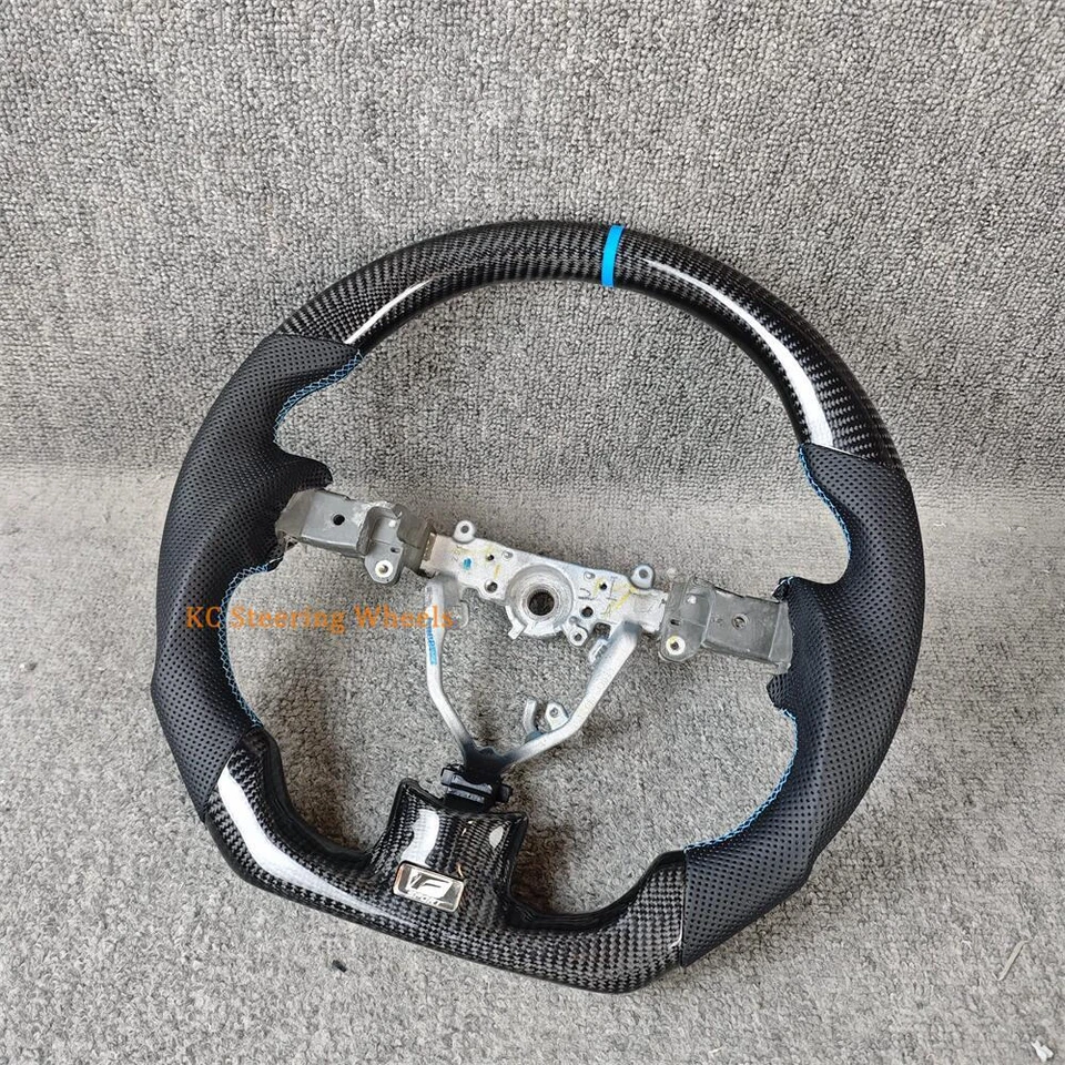 Carbon Fiber black leather Steering Wheel fit For Lexus ES350 GS350 2007-2009 - Image 2 of 4