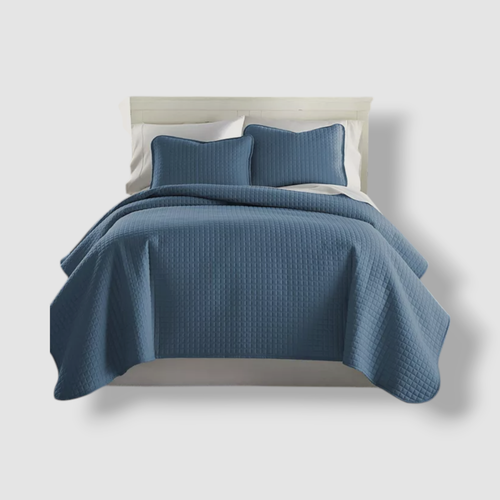 Southshore Fine Linens blau Oversized leichtes 2-teiliges Quilt Set, Twin/Twin XL - Bild 1 von 4