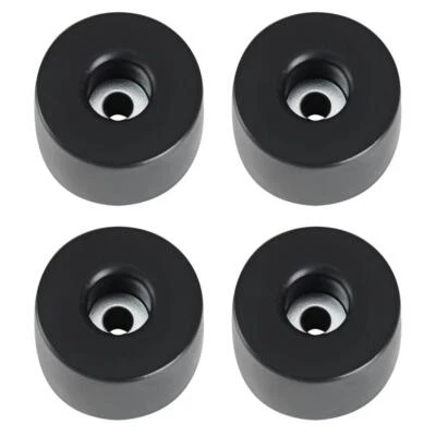4 Gummifüße 38x25mm mit Stahlscheibe Adam Hall 4911 Gummifuß Boxenfuß Geräte Fuß