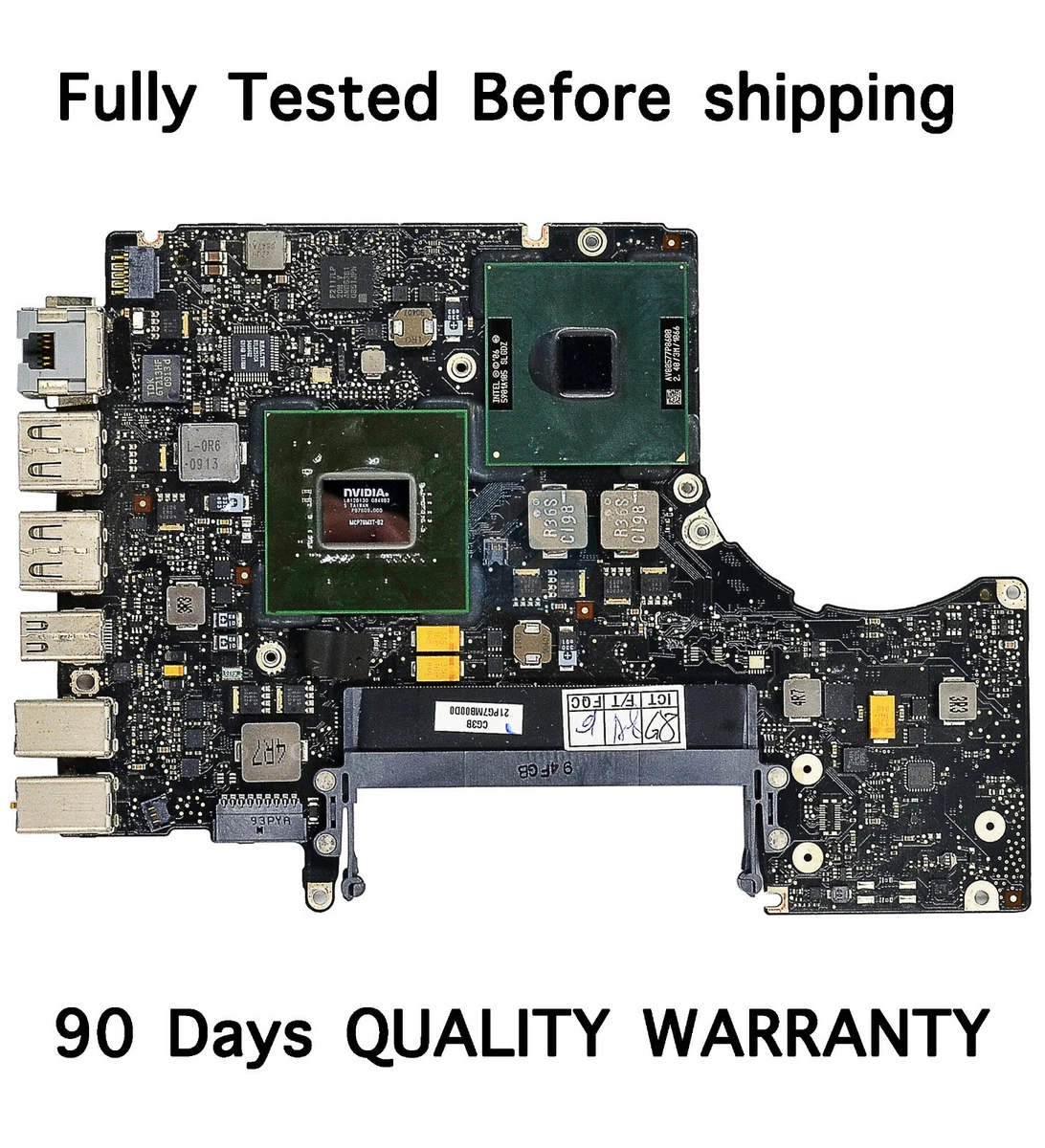 Apple MacBook Unibody 13" A1278 2.4GHz Logic Board 820-2327-A 661-4819