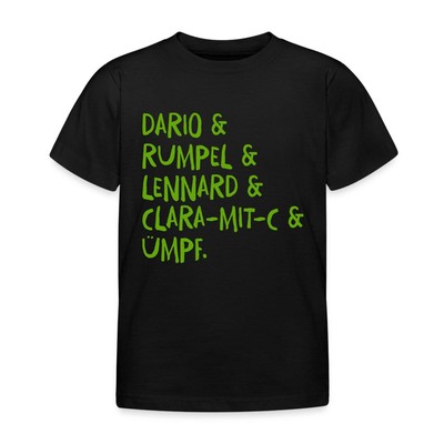 KoboldKroniken Charaktere Dario & Rumpel & Ümpf Kinder T-Shirt