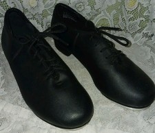 Theatricals Black Tap Shoes Size 6.5M Dance Class Performance Stage Shoes