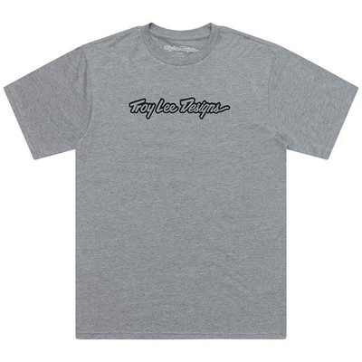 Troy Lee Designs T-Shirt, Signature, gray heather, XXL