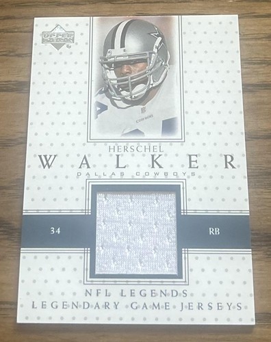 Herschel Walker #LJ-HW 2000 Upper Deck Legends Legendary Jerseys card