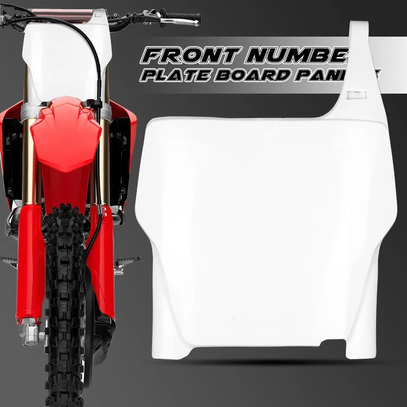 POLISPORT PLACA DELANTERA BLANCA PARA HONDA CRF250 CRF250R 2004 2005 2006 2007 Foto 4 de 4