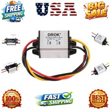Waterproof DC Buck Converter Voltage Regulator 8-22V to 3-15V 5V 12V 3A Adjus...