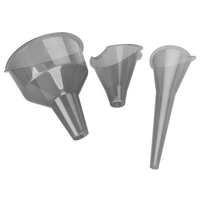Performance Tool W4053 Funnel; Clear View?; Round; Easy Fill; Set Of 3 Of 0.4 Pi
