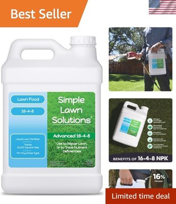 All-Purpose 16-4-8 Liquid Fertilizer - 2.5 Gallons for Healthy Grass Growth