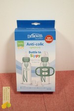 Dr. Brown's Anti-colic Options Narrow Bottle to Sippy Starter Gift Set Green