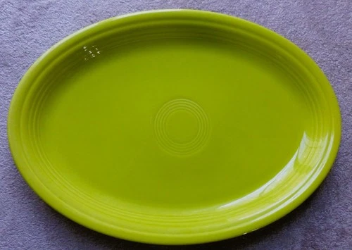 FIESTA  EXTRA LARGE TURKEY PLATTER LEMONGRASS UNUSED