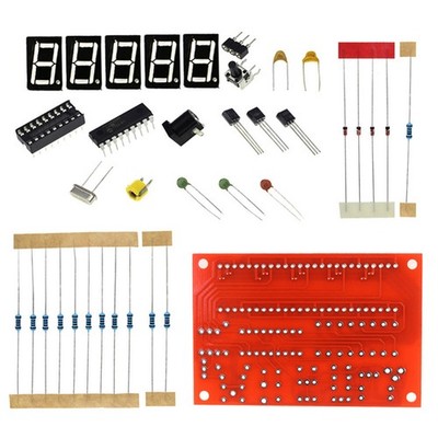 Automatic Range Conversion 1Hz-50MHz Crystal Frequency Counter Tester LED PCB F