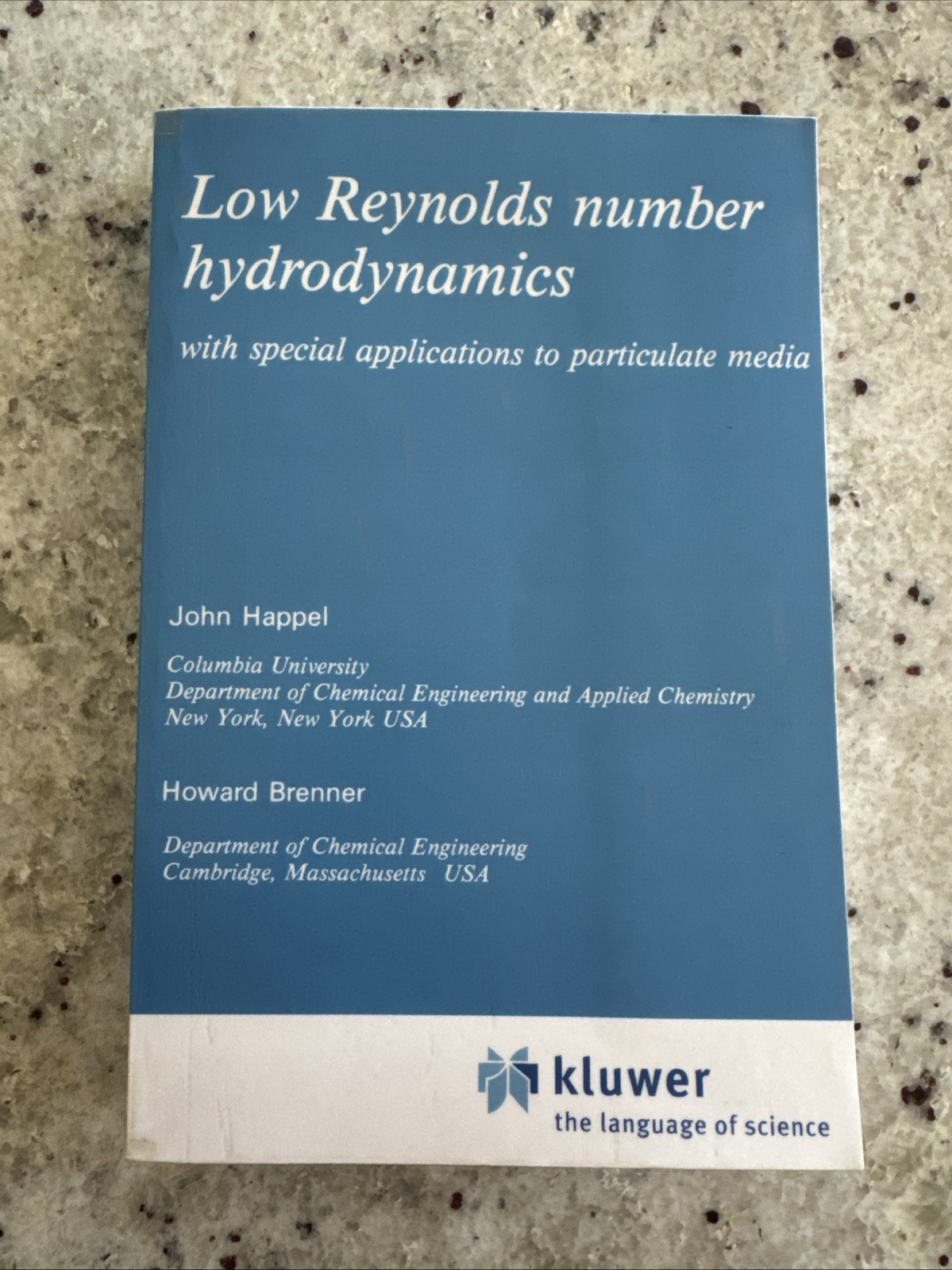 Signed! LANL T-Division Director Copy-Low Reynolds Number Hydrodynamics
