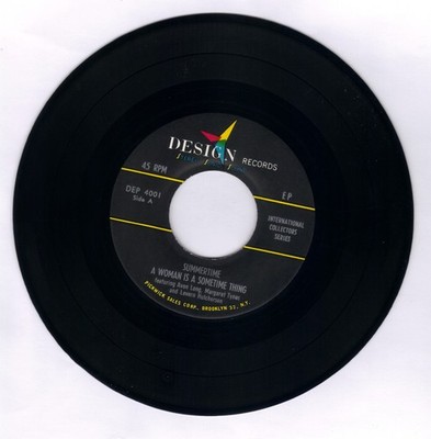 Design DEP-4001 Original EP Summertime / Porgy & Bess VG+ US 45 Avon Long