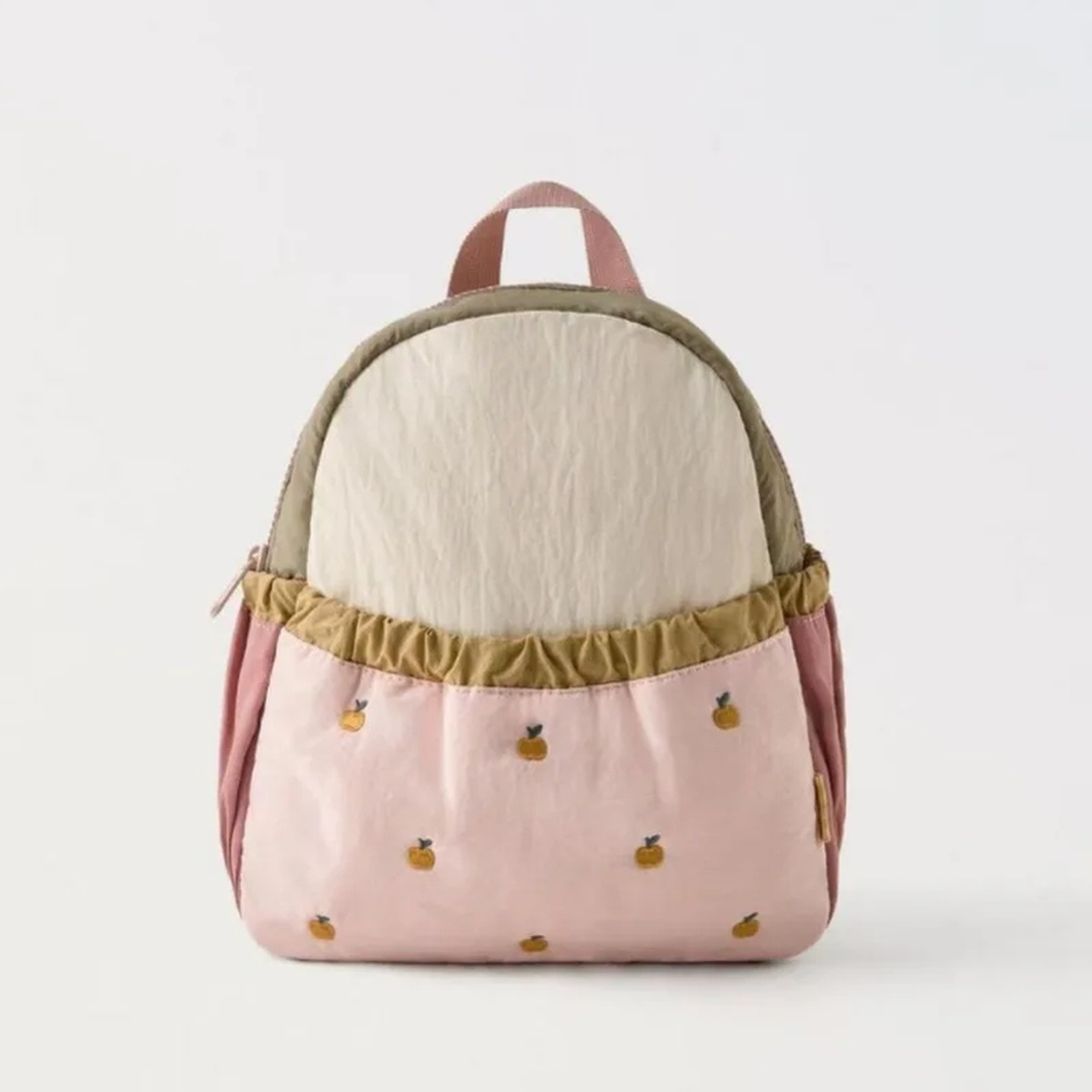 Lightweight Kids Backpack with Embroidery - Nylon School Bag for Children