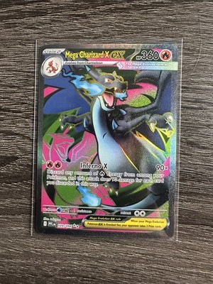 Pokemon ME02 Phantasmal Flames Mega Charizard X ex 109/094 Ultra Rare Full Art 