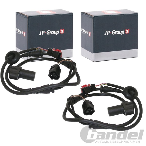 2X JP Group ABS-SENSOR Raddrehzal Vorne Passend FüR Audi A4 A6 VW Passat-image