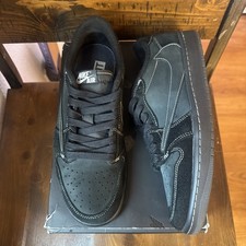 Nike Air Jordan 1 Low OG SP x Travis Scott Black Phantom Size 10