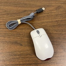 Microsoft Wheel Mouse Optical USB X802382-017 1.1A White Excellent Condition