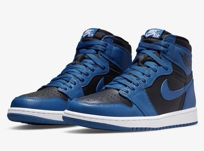 Nike Air Jordan 1 Retro OG High Dark Marina Blue  555088-404 Sz 9