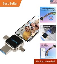 512GB USB 3.0 Flash Drive: Fast Photo Backup & Portable Storage Solution
