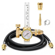 Argon Regulator Flow Meter Gauge Welding Hose Compatible Argon CO2 MIG TIG