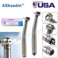 Dental Fiber Optic LED E-generator high Speed Handpiece Push Button 4HOLE/2HOLES