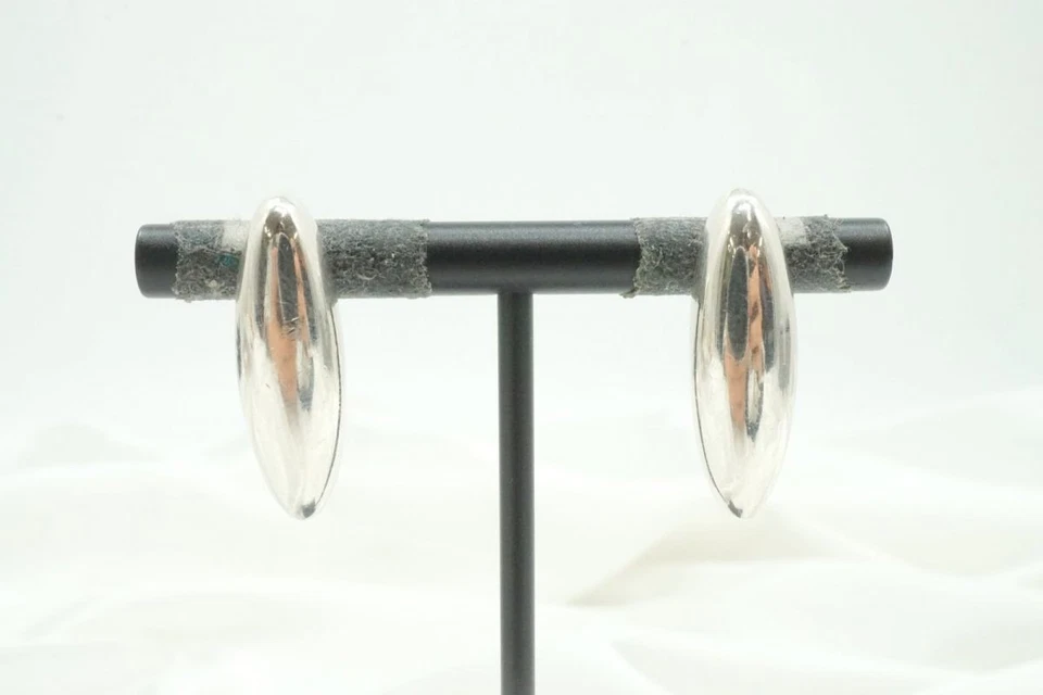 Orecchini A Goccia Ovali GUCCI Accessori Argento SV925 4395j - Immagine 3 di 4