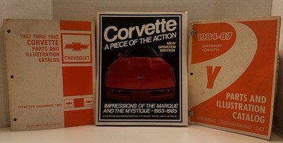 Corvette Parts/Ill Catalog Tri-Fecta! 1953-82, 1984-87, Book A Piece Of History.