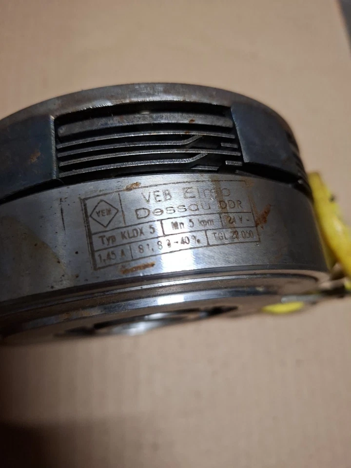 VEM Elektromagnet Lamellenkupplung Magnetkupplung WMW KLDX 5   Ø30 TGL 24V - Bild 3 von 4