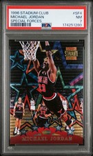 1996 TOPPS STADIUM CLUB SPECIAL FORCES #SF4 MICHAEL JORDAN PSA 7