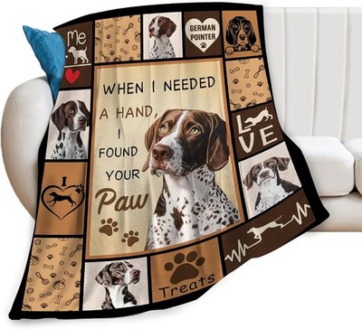 German Shorthaired Pointer Gifts, Dog Throw Blanket, German Shorthaired Pointer 