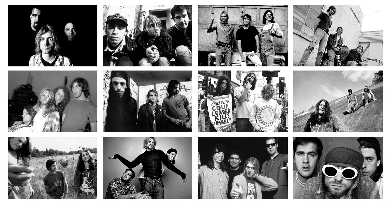 2026 Vertical Wall Calendar Nirvana Vintage Music Photo Posters