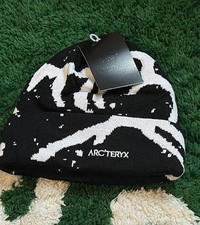 Arc'teryx Grotto Toque Beanie Black Merino Wool Winter Hat Unisex Outdoor Warm