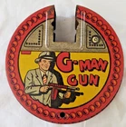 Vintage Louis Marx Co. FBI G-man Machine Gun Wind-up Toy PART , just this part