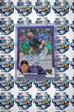 2023 Topps Chrome - Rookie Autographs Brian Serven #RA-BS Purple Refractor /250