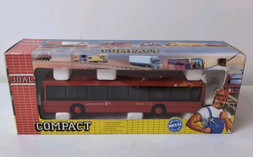 Autobús Joal Scania Omnicity Autobús Escala 1:50 Die Cast Raro Rojo Hecho en España