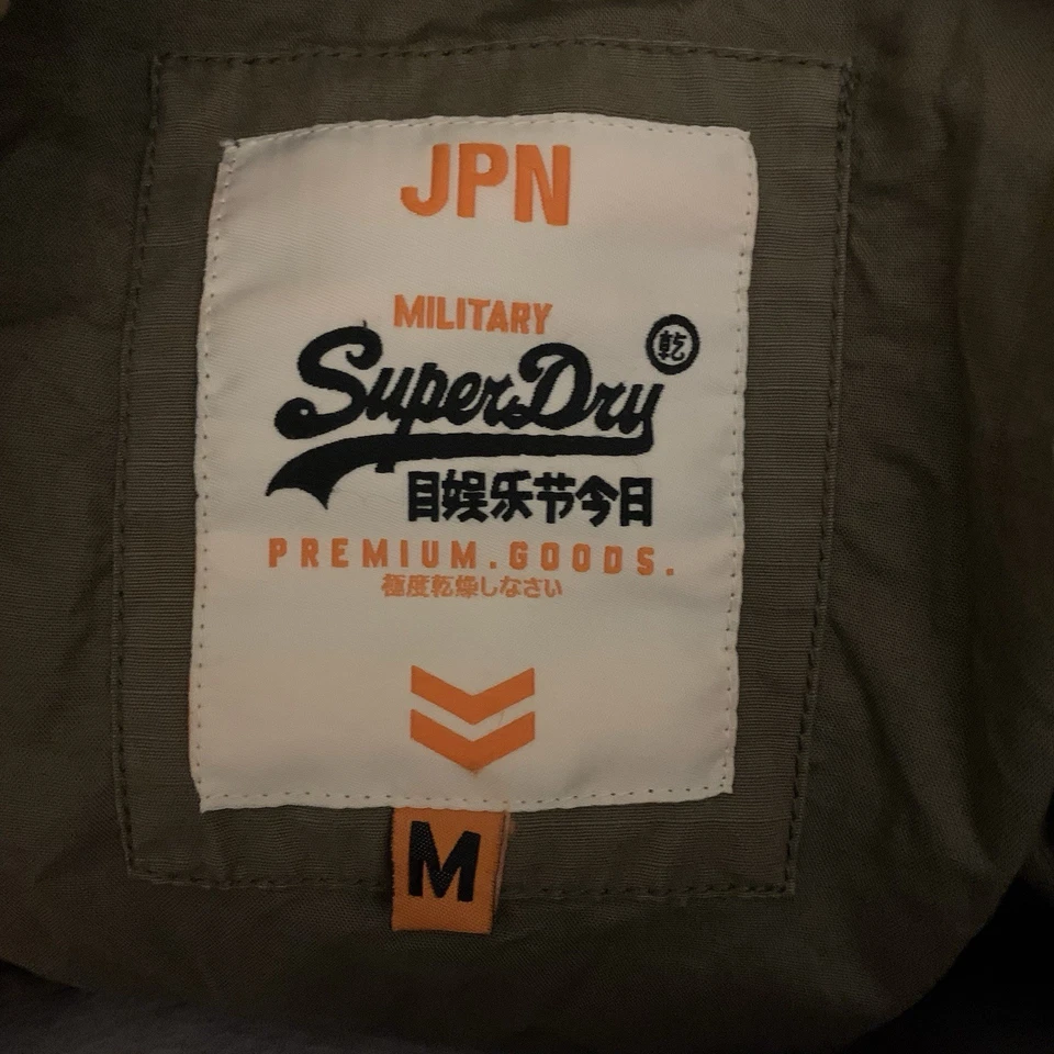 Superdry Chaqueta Hombre Verde Medio The Rookie Military M65 Field Utility Army Foto 4 de 4