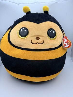 Ty Squish-a-Boos Zinger Bee Plush Beanbag Stuffed Animal Birthday Sep 8
