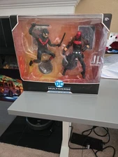 McFarlane Toys DC Comics Battle Scene Night Wing vs Red Hood 7 inch Open Box 