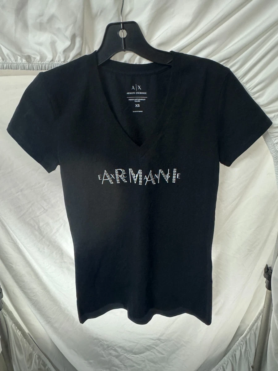 Armani Exchange Black T-Shirts for Men for sale | eBay