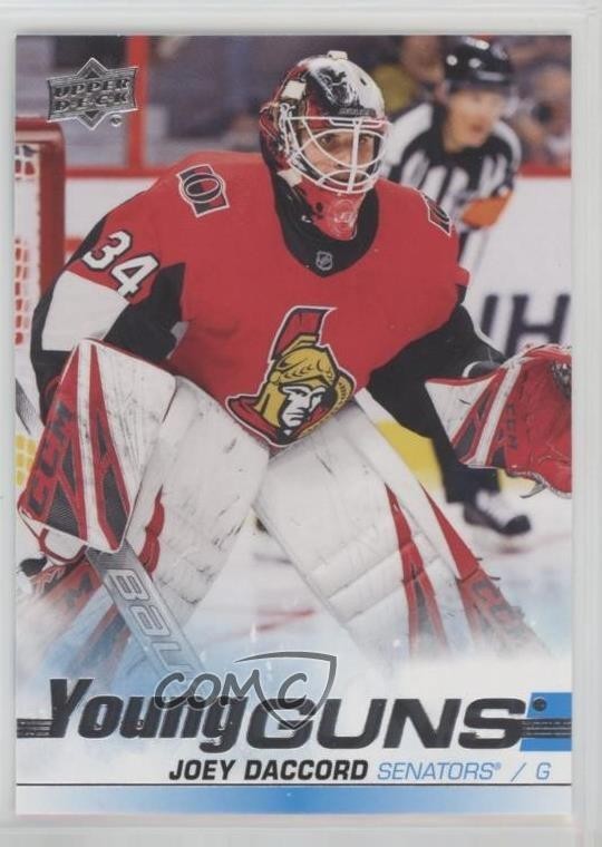 2019-20 Upper Deck Young Guns Joey Daccord #477 1df1