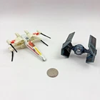 Star Wars X Wing & TIE Fighter Toy Lot Vintage Style Ships Parts Repair