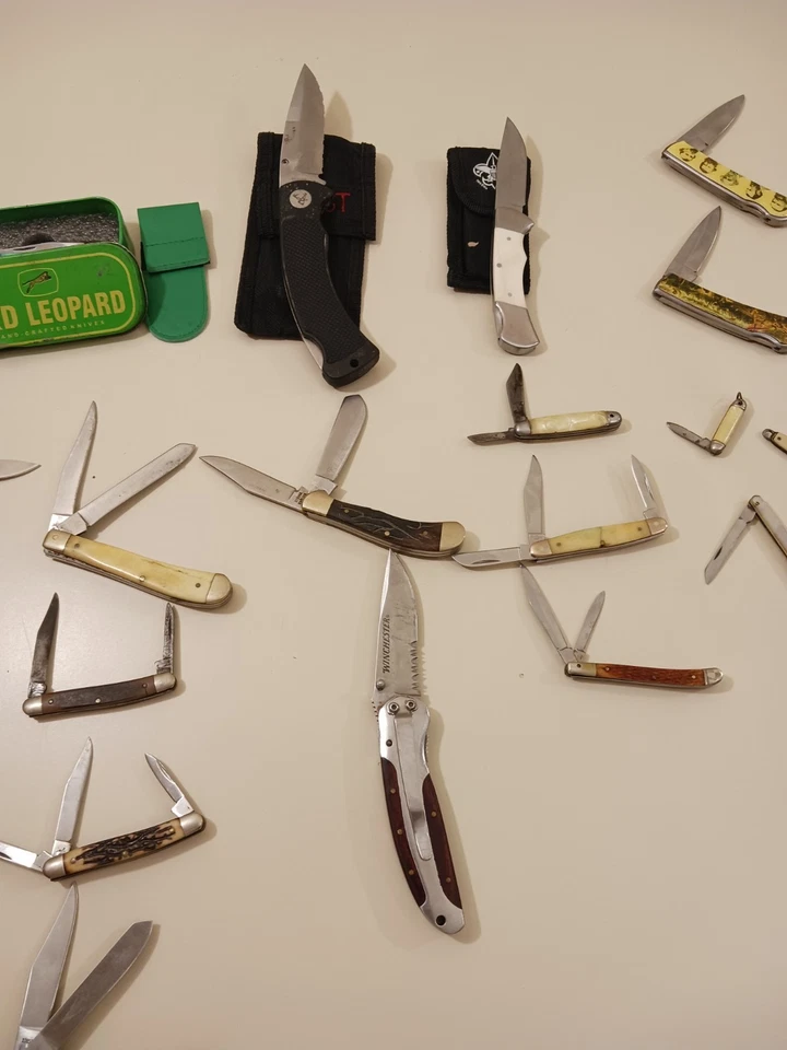 Lot 18x Pocket Knives Old Timer Uncle Henry Cutlery Winchester Minis Vintage - Image 3 of 4