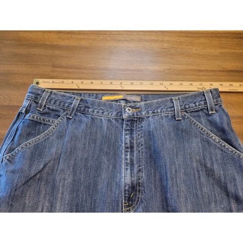 Pantalones de mezclilla vintage Levis Silver Tab Carpenter 38X34 (36x31act) holgados Y2K patinador de colección - Imagen 6 de 11