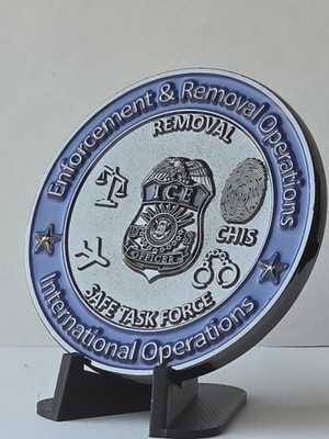  ICE ERO ENFORCEMENT & REMOVAL OPERATIONS  EL SALVADOR CHALLENGE COIN